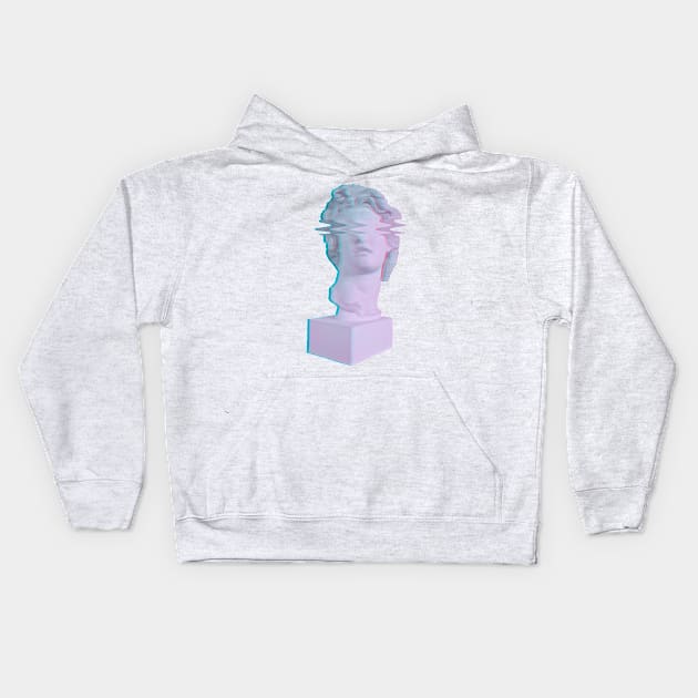 Roman Vaporwave Kids Hoodie by Cz_mods